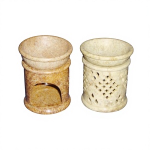Difusores de Aceite Aromático Duraderos de Piedra de Jabón India, Hechos a Mano - Product Image 1