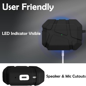 Custodia Protettiva Retrò in TPU per Tutti i <span class=keywords><strong>Modelli</strong></span> <span class=keywords><strong>AirPods</strong></span> 1 2 3 4 Pro 2 Pro 3, Cover Rigida Vintage per Uomo EDC - Product Image 2