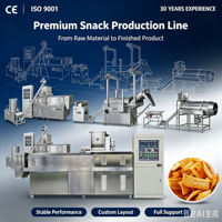 Machine extrudeuse automatique de snacks à base de maïs pour la production de chips de tortilla, de nachos et de snacks soufflés