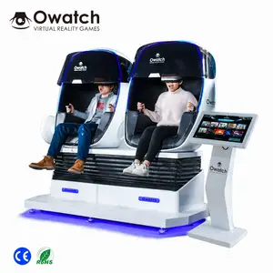 专业双人座椅虚拟现实模拟器 Owatch VR 椅子 9D VR 与 VR 眼镜