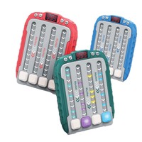 Console de jeu en plastique Rhythm Master : Machine de danse puzzle pour accélérer le rythme, débloquer les niveaux, soulager le stress, bataille multijoueur, fonctionne sur piles