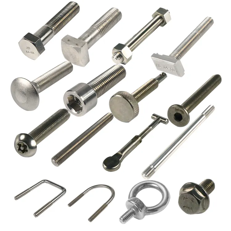 stainless steel bolts grade a4-70 hex bolt and nut