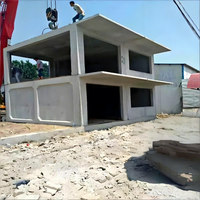 Casa Modular de Hormigón de la Mejor Calidad, Construcción Rápida, Edificio Prefabricado de Hormigón y Cemento