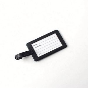 Hotel Luggage Tags Maker Custom Made Printed Name Logo PVC Letter Pattern Promotion Gift with <b>Blank</b> Card - Product Image 1