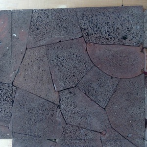 Carreaux de roche volcanique en acier inoxydable, pour sol, pierre de lave, liage murale, lames de pompe - Product Image 4