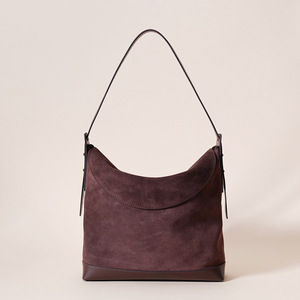 Nouveau sac sous le bras en cuir véritable vintage pour femme, élégant, décontracté, polyvalent, toutes occasions, fermeture magnétique 7 pouces - Product Image 2