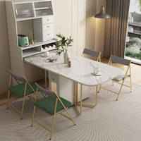 Tables à manger pliantes escamotables en bois chaises pour hôtels vente en gros Comptoir de luxe moderne et minimaliste de haute qualité