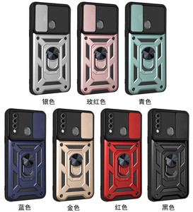 Custodia per telefono con supporto ad anello per <span class=keywords><strong>Samsung</strong></span> con finestra scorrevole per fotocamera <span class=keywords><strong>Cover</strong></span> di protezione completa per <span class=keywords><strong>Samsung</strong></span> A16 A06 A14 A20 <span class=keywords><strong>A20S</strong></span> S24 Ultra - Product Image 2