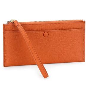AndoBag Long Wallets for Women Genuine Cow Leather Ultra-thin Zipper <b>Phone</b> <b>Purse</b> Large Capacity Fashion Wrist Wallet 6299 - Product Image 6