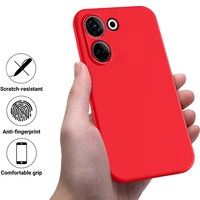 Le plus récent étui de protection en Silicone liquide TPU souple coloré pour téléphone portable pour Tecno Camon 20 19 Pro Spark 9T 10 Pro
