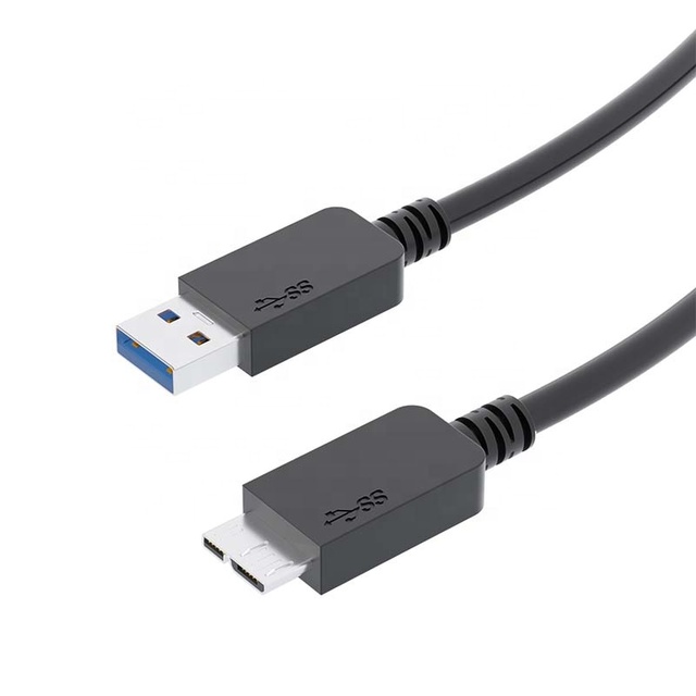 Micro B 3.0 USB 3.0 Sync Transfer Cord Data Cable for External Hard Drive & Printer Custom Length Pure Copper Fast Speed