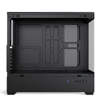 Boîtier PC Gaming Micro ATX Mid Tower en Gros, Châssis d'Ordinateur de Bureau avec Fenêtre Latérale en Verre Trempé