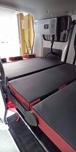 Kits de conversion YLB Camper Van Rock Roll Bed pour <span class=keywords><strong>Ford</strong></span> <span class=keywords><strong>Transit</strong></span> Sprinter, sièges multifonctions 3 places transformables <span class=keywords><strong>en</strong></span> lit, cuir - Product Image 3