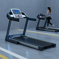 Cintas de Correr Plegables de Alta Gama para el Hogar con Varios Modos de Ejercicio, Plataforma Ultra Ancha de 560 mm con Amortiguación que No Daña las Rodillas