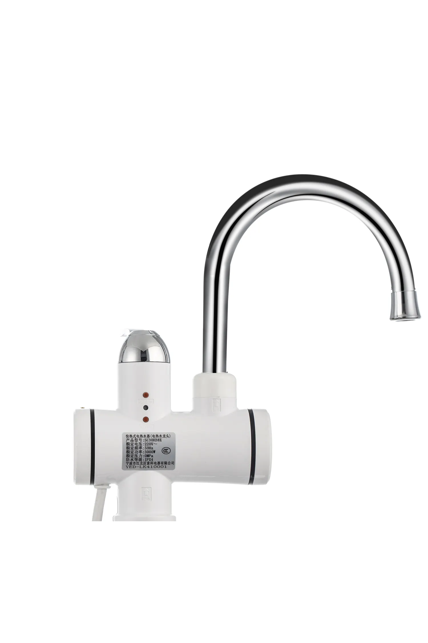 hot cold water mixer tap instant heating electric faucet