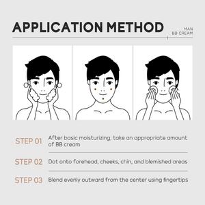 LAIKOU 30g Crema BB Ligera de Marca Privada para Hombres SPF 15 PA++ Cuidado Facial con Complejo Iluminador - Product Image 5
