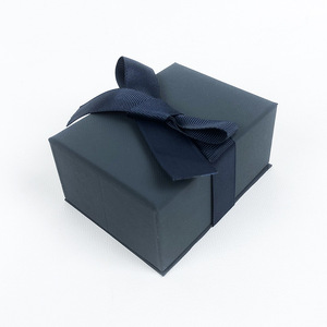 Navy Blue Eco-friendly <b>Box</b>-in-<b>box</b> Design Rectangular Flip Top Ribbon Lid-and-Base Luxury Jewelry <b>Box</b> Personalized <b>Gift</b> Wholesale - Product Image 5
