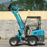 Topsense Ingrosso Caricatore Elettrico 606 con Capacità di 600 kg, Mini Caricatori a Batteria, Trattori Mini 4x4
