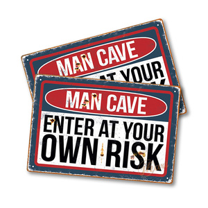 Vintage nỗi nhớ tùy chỉnh cảnh báo kim loại dấu hiệu 20x30cm người đàn ông hang động nguy cơ dấu hiệu Thanh Câu lạc bộ Pub tường thông báo tin đăng - Product Image 6