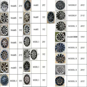 Jantes en alliage d'aluminium de style automobile d'origine 18/19/20/21/22, peintes, multi-rayons, pour Tesla Model 3/Y, largeur <span class=keywords><strong>8</strong></span> ET <span class=keywords><strong>40</strong></span> - Product Image 2