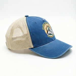 Gorra Trucker Blanca Bordada Personalizada, Unisex, Transpirable, de Malla, Estilo Béisbol Vintage, Ajustable, para Exteriores - Product Image 3