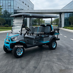 Voiturette de golf électrique tout-terrain avec batterie lithium-ion, logo personnalisé, amortisseur, OEM ODM pour le transport dans les complexes hôteliers, les hôtels et les terrains de golf - Product Image 1