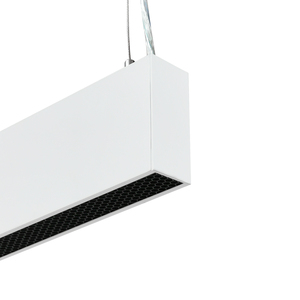 Lên xuống ánh sáng dẫn ánh sáng tuyến tính với tổ ong khuếch tán CRI>82 PF>0.9 Nhôm PC cho văn phòng bán lẻ - Product Image 2