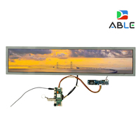Módulo de Pantalla LCD TFT Tipo Barra de 28 Pulgadas, 1920x360, Interfaz LVDS, 700cd/m2 de Alto Brillo, con Placa Controladora HDM-I AD