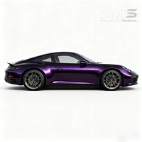 Peinture Métallique Minuit Violet UV Résistant au Vieillissement Car Wrap Vinyle Chrome Minuit violet Vinyle Car Wrap
