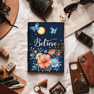 Diario de Cuero con Impresión UV, Mandala, Chakra, Yoga, Cuaderno Espiritual, Estilo Boho, Diario de Meditación y Mindfulness - Product Image 1