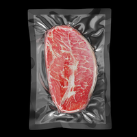Sacs d'emballage sous vide personnalisés pour aliments, sacs de conservation transparents, sacs sous vide de qualité alimentaire pour aliments
