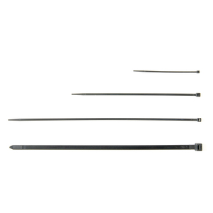 Attache-câbles en nylon plastique noir <span class=keywords><strong>pour</strong></span> électricien, <span class=keywords><strong>pour</strong></span> le câblage, longues attaches de tuyau noires, outil de ligature de vignes - Product Image 4