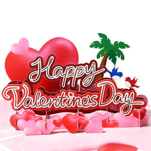 Tarjeta de Felicitación 3D Personalizada Hecha a Mano con Impresión UV de 4 Colores, Laminación Mate, Grabado Láser y Diseño Personalizado - Product Image 3