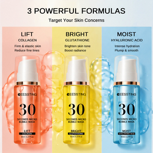 Mascarilla Facial Exfoliante, Iluminadora e Hidratante de Limpieza Profunda, Minimiza los Poros, Mascarilla de Microburbujas de 30 Segundos, Venta al Por Mayor - Product Image 3