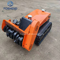 Cortadora de Césped Robótica con Control Remoto, Tipo Cadena, Inalámbrica, Tractor de Carretilla, Industrial, Directo de Fábrica