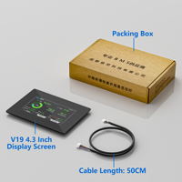 JK 4,3 Zoll Smart Touchscreen LCD-Display PB-Serie V19 Version Energiespeicher Smart-Wechselrichter JIKONG Zubehör Bluetooth