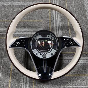 Volant en cuir pleine fleur, modèle papillon, nouvelle version améliorée, pour <span class=keywords><strong>Mercedes</strong></span> Benz W213 W209 W221 W205 W204 W176 W177 W222 - Product Image 4