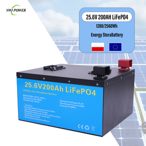 Tùy chỉnh <span class=keywords><strong>LiFePO4</strong></span> pin OEM nhà sản xuất cho biến tần năng lượng mặt trời hệ thống sao lưu 24V 200AH ABS Shell 6000 chu kỳ-20C đến + 65C - Product Image 1