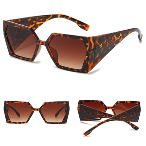 2025 Unique futuriste lunettes carré larges cadres Lunettes Protection UV mode lunettes de soleil personnalisées - Product Image 2