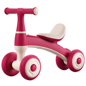 سكوتر أطفال بالجملة، دراجة توازن بأربع عجلات، سيارة ركوب كهربائية بلاستيكية للأطفال، لعبة تمارين بدواسة قدم للأطفال من مختلف الأعمار - Product Image 4