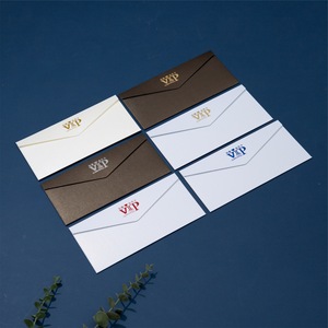230g dày pearlized giấy triển lãm thư mời tùy chỉnh phong bì với sáng bóng lá Logo - Product Image 6