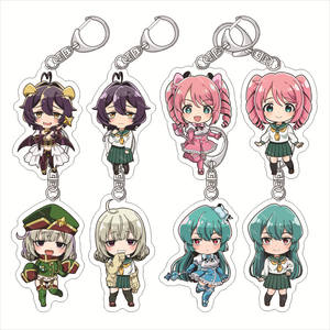 15 estilos de dibujos animados acrílico Anime llavero colgante que brota sobre chicas mágicas Utena accesorios joyería plástico llaveros Juguetes - Product Image 1