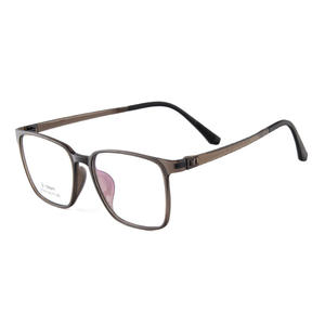 Lunettes de vue carrées Beta Ultem 67058 unisexe, légères, monture complète, protection contre la lumière bleue, fabriquées à Danyang - Product Image 2