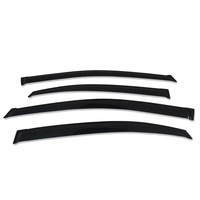 Déflecteur de pluie pour pare-brise de voiture, visière de porte noire pour Toyota Yaris 2014 2016 2017 2018, accessoires