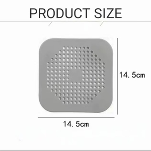 Grille de drain de sol en TPR durable, écologique, réutilisable, pliable, lavable au lave-vaisselle, pour cuisine et salle de bain, passoire anti-blocage - Product Image 2