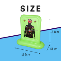 Jeu de tir gonflable en PVC pour piscine intérieure/extérieure et entraînement au tir en mer, équipement de divertissement