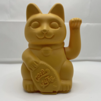 Chat porte-bonheur Maneki Neko imperméable en plastique écologique, signalisation de bienvenue multifonctionnelle pour la décoration de meubles et la décoration intérieure
