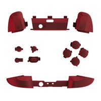 EXtremeRate rojo 12 en 1 botón de parachoques gatillo acción Dpad botón para Xbox One para Elite Series 2 piezas de accesorios de controlador