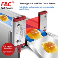 Sensor Serat Optik Matriks F&C Persegi Panjang untuk Deteksi Grating Sinar Tembus, Dirancang Khusus untuk Mesin Penghitung dan Pengemas FFC