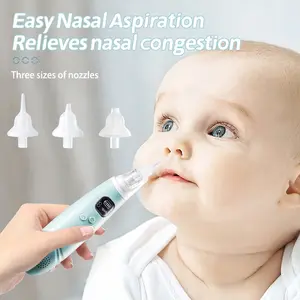 Aspirador nasal BX001 com música para bebês, aspirador nasal com filtro, produto de fábrica para bebês